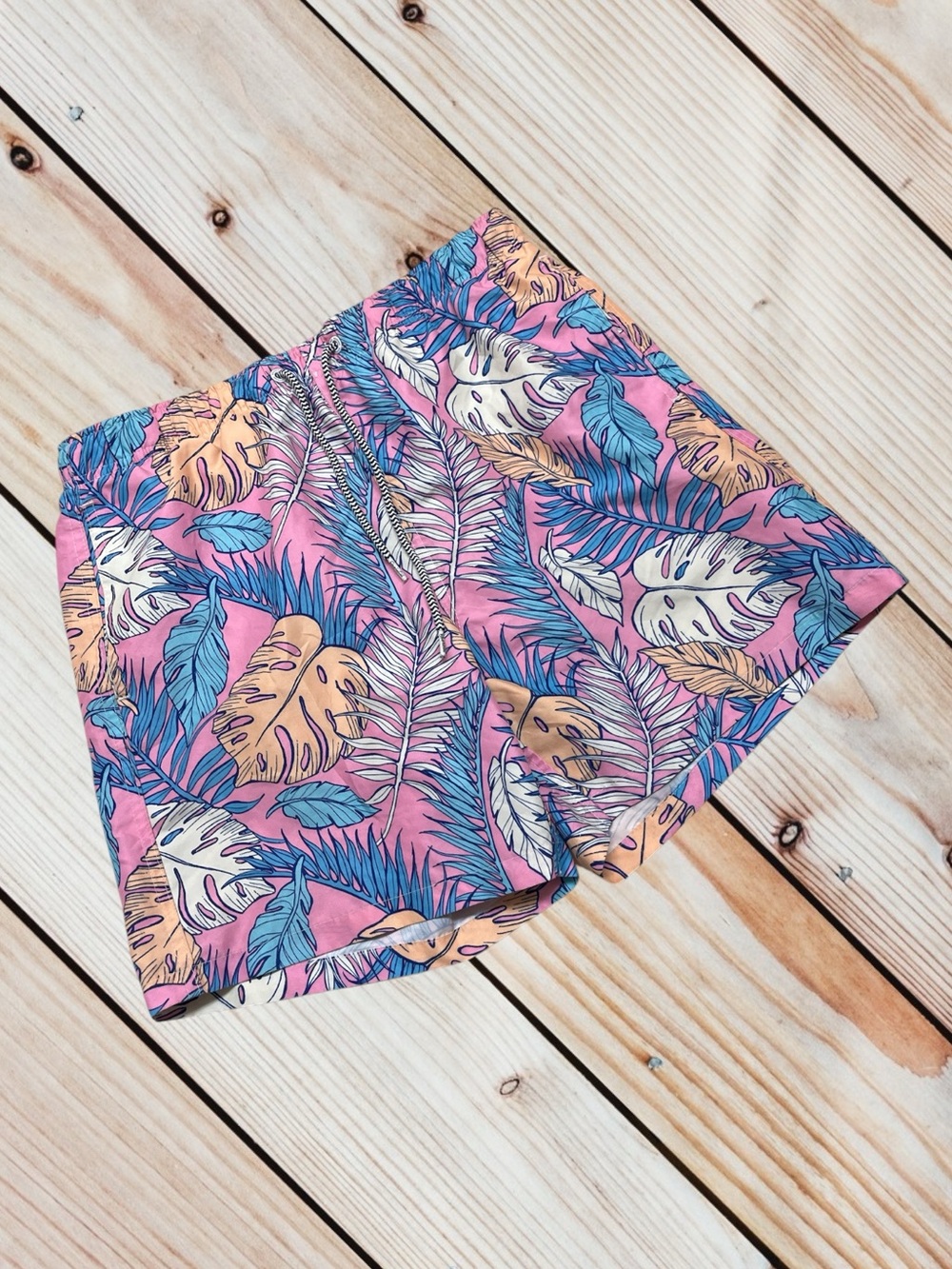 Boardies S tropical print swim shorts